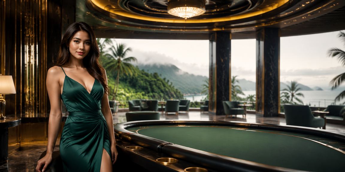 Pemain baccarat bergaya Malaysia menikmati permainan kasino di Langkawi melalui platform 343