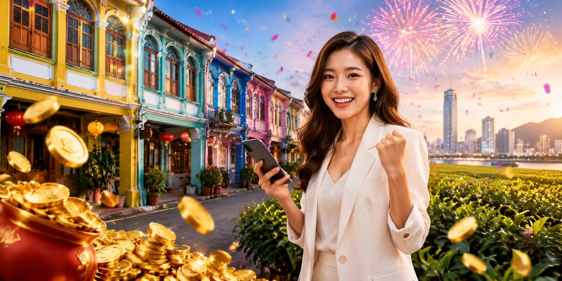 Pengguna bermain kasino langsung dari telefon di Penang — platform 343 dengan dealer sebenar